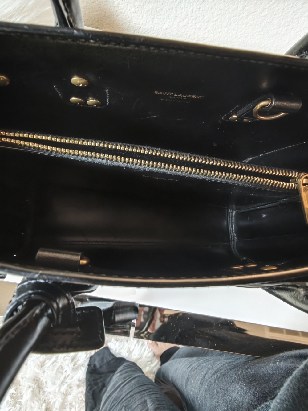 Saint Laurent YSL Sac De Jour Baby Tote - Picture 6 of 14